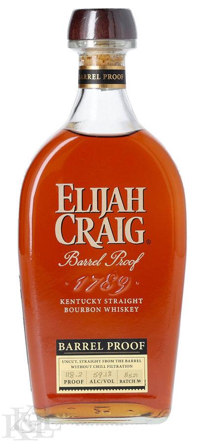 2021 Elijah Craig 12 Year Old Barrel Proof "Batch B521" 118.2 Proof Kentucky Straight Bourbon Whiskey