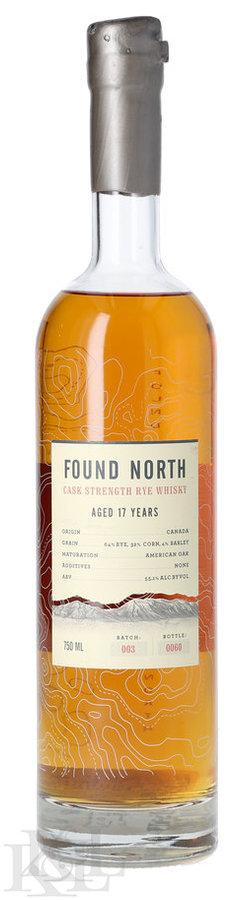 NV Found North 17 Year Old "Batch 3"  Barrel Strength Unchillfiltered Canadian Rye Whisky