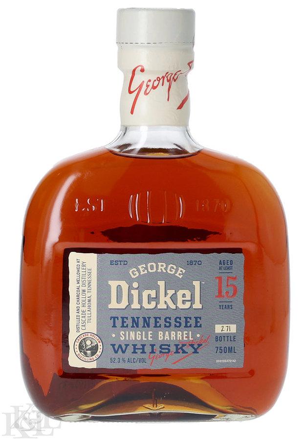 George Dickel 15 Year Old (16 Years Old) "K&L Exclusive 104.6 Proof" Barrel #06E05-16907 Single Barrel Tennessee Whisky (750ml)