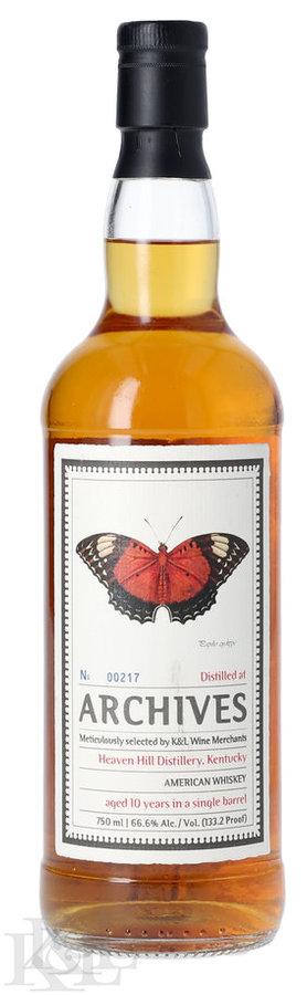 2009 Heaven Hill 10 Year Old "Archives Whisky From The Whiskybase Team" K&L Exclusive Single Cask #496 American Whiskey