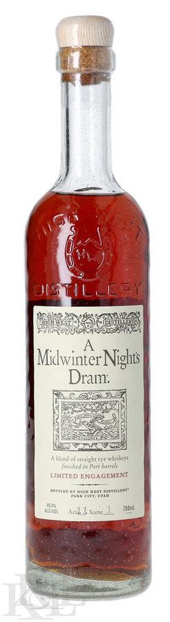 2023 High West "A Midwinter Nights Dram Act 11 Scene 1" Limited Edition Blended Utah Straight Rye Whiskey
