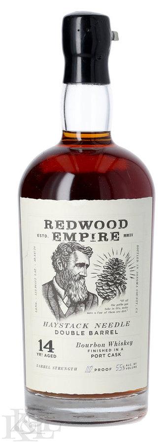Redwood Empire 14 Year Old "Haystack Needle Double Barrel" K&L Exclusive Single California Port Barrel Finished Cask Strength Indiana Straight Bourbon Whiskey (750ml)