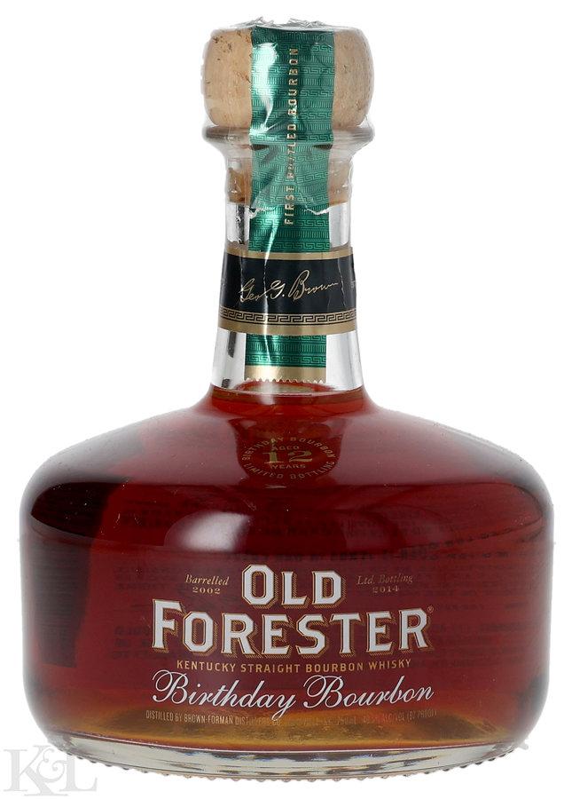 2014 Old Forester 12 Year Old "Birthday Bourbon" Kentucky Straight Bourbon Whiskey