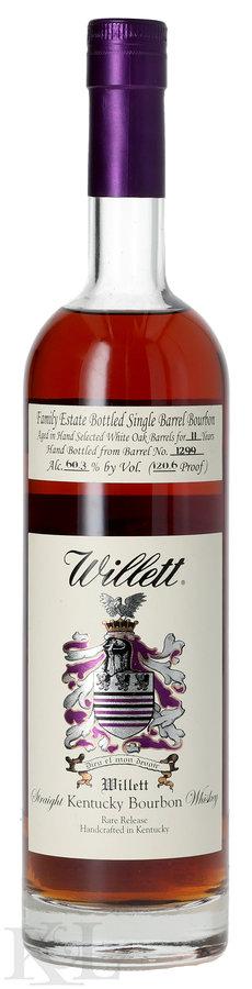 NV Willett Family Estate 11 Year Old Cask Strength Single Barrel #1299 Kentucky Straight Bourbon Whiskey