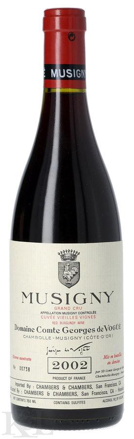 2002 Domaine Comte de Vogüé Musigny Grand Cru Vieilles Vignes