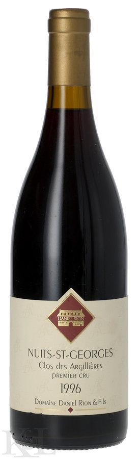 1996 Daniel Rion Nuits St. Georges 1er Cru "Clos des Argillieres"