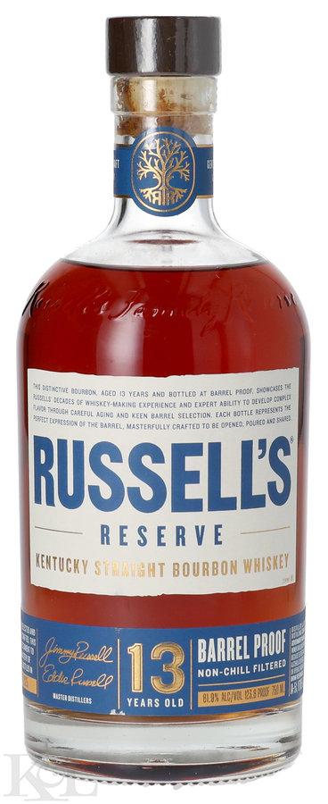 2025 Russell's Reserve 13 Year Old Barrel Proof  Kentucky Straight Bourbon Whiskey