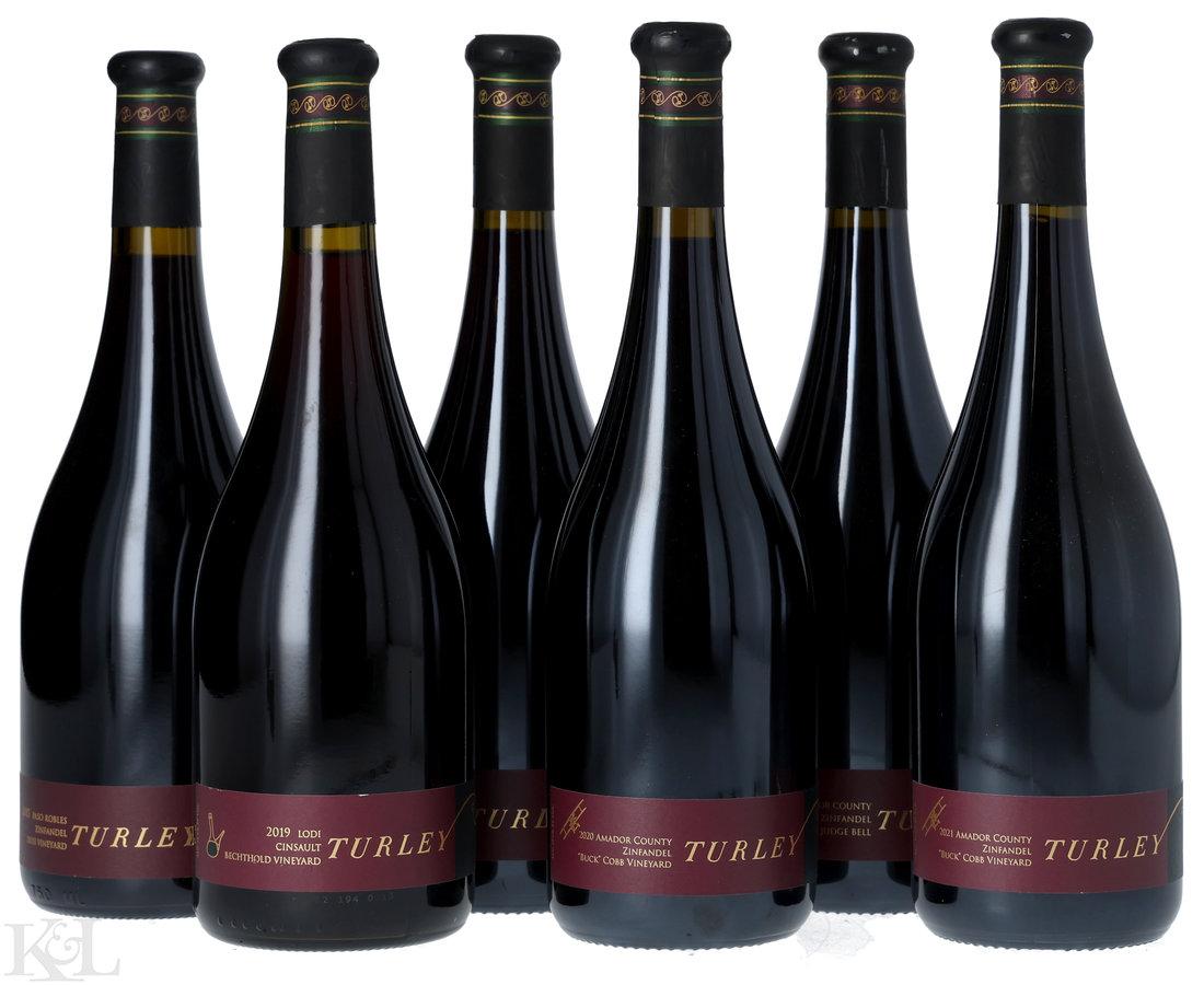 Assorted Mixed Turley Zinfandel Tasting Lot