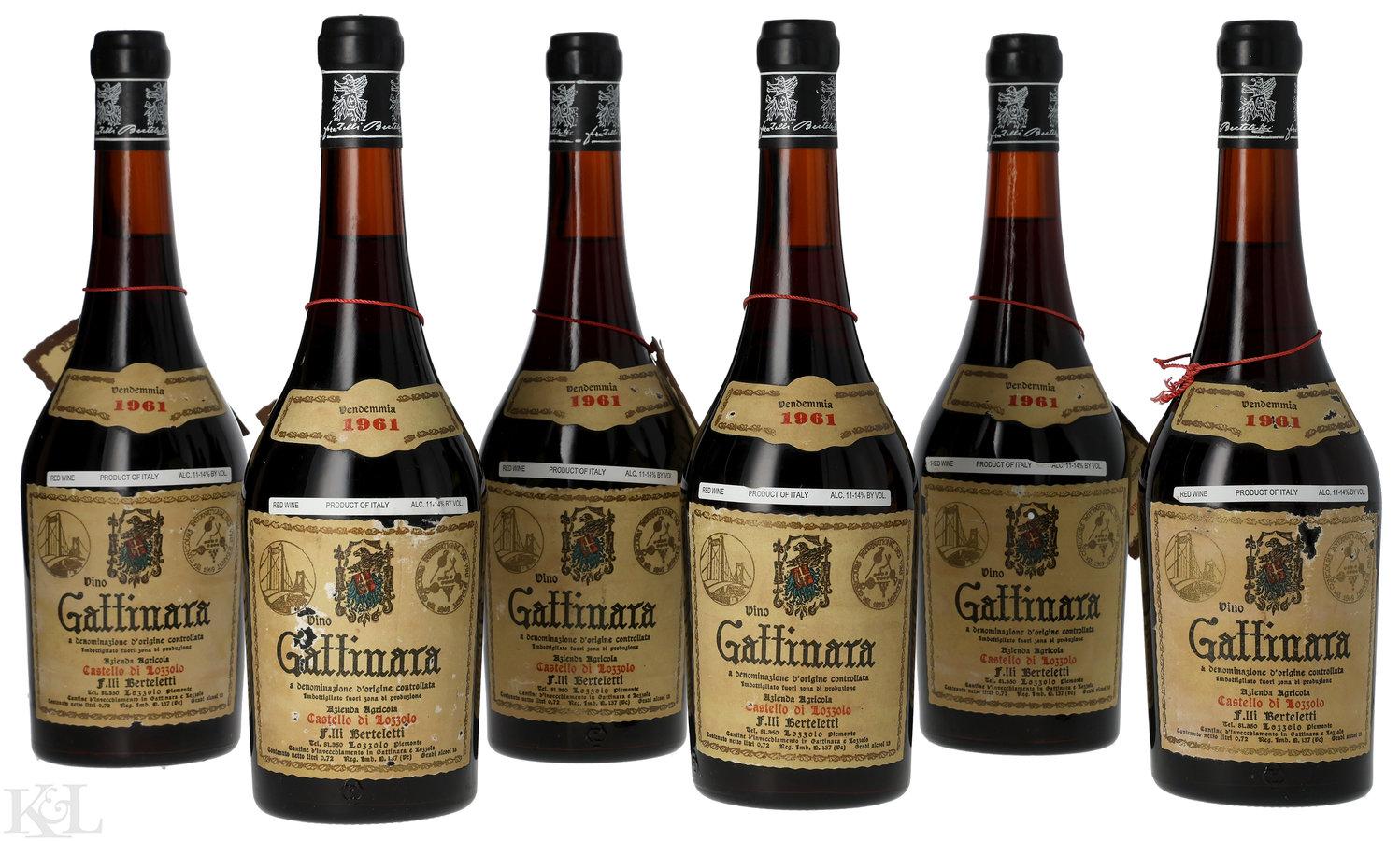 1961 Fratelli Berteletti "Castello di Lozzolo" Gattinara
