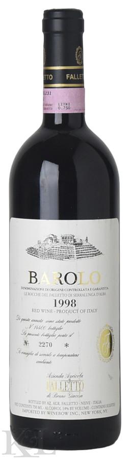 1998 Bruno Giacosa "Le Rocche del Falletto di Serralunga" Barolo