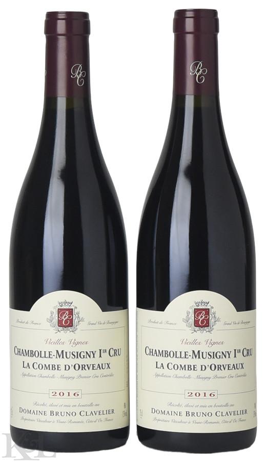 2016 Domaine Bruno Clavelier Chambolle Musigny 1er Cru "La Combe d'Orveau " Vieilles Vignes