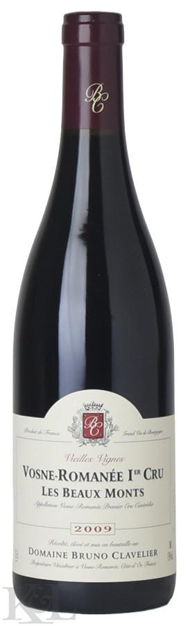 2009 Domaine Bruno Clavelier Vosne-Romanée 1er Cru "Les Beaux Monts" Vieilles Vignes