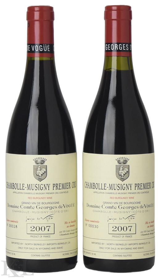 2007 Domaine Comte Georges de Vogüé Chambolle-Musigny 1er Cru