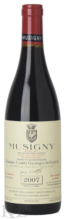2007 Domaine Comte Georges de Vogüé Musigny Grand Cru Vieilles Vignes