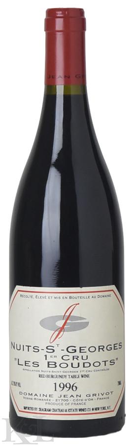 1996 Domaine Jean Grivot Nuits St. Georges 1er Cru "Les Boudots"