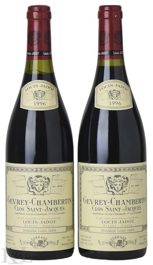 1996 Domaine Louis Jadot Gevrey Chambertin 1er Cru "Clos St. Jacques"