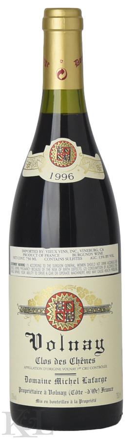 1996 Domaine Michel Lafarge Volnay 1er Cru "Clos des Chênes"