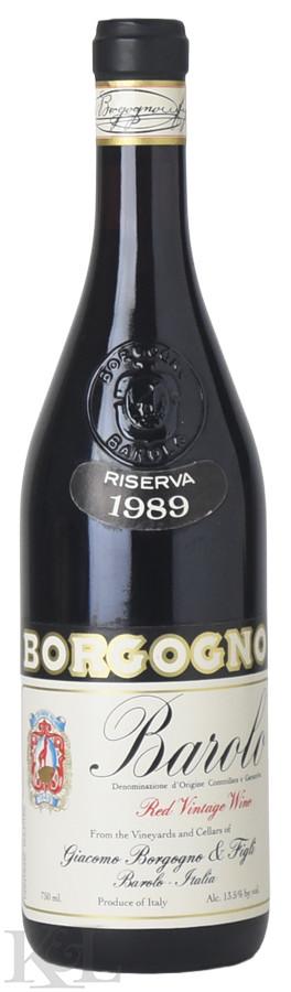 1989 Giacomo Borgogno & Figli Barolo Riserva
