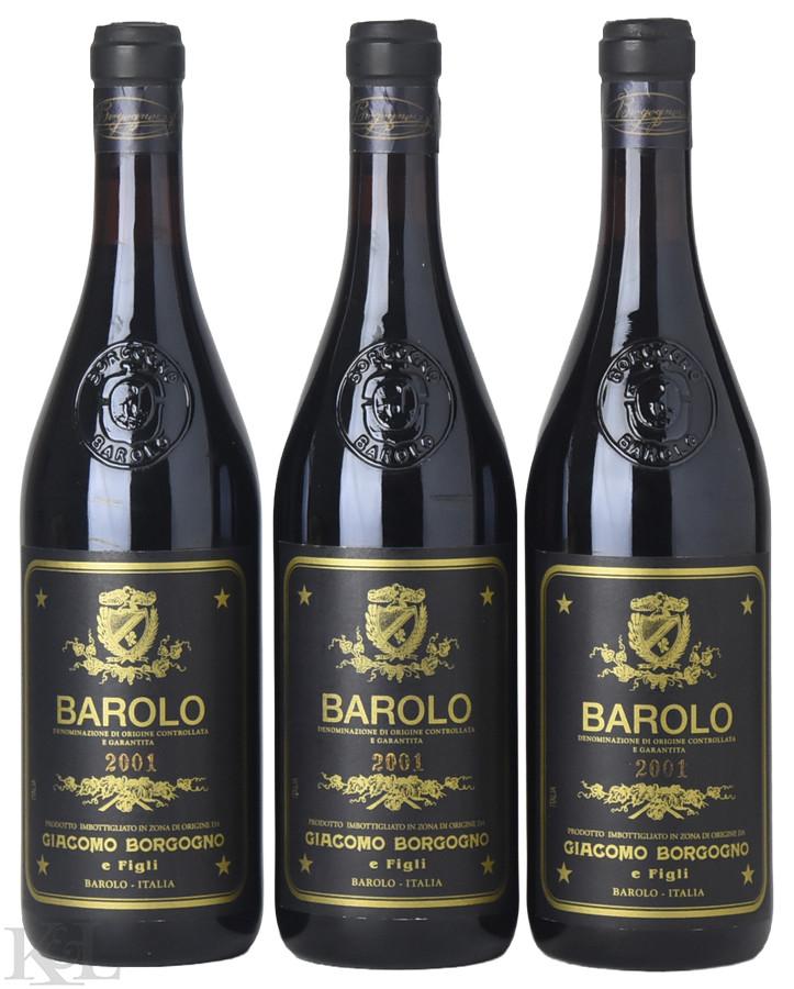 2001 Giacomo Borgogno & Figli Barolo Storico Liste