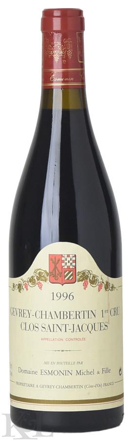 1996 Michel Esmonin et Fille Gevrey-Chambertin 1er Cru "Clos St. Jacques"