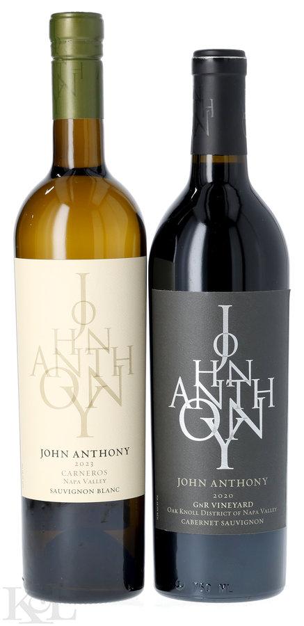 2020 & 2023 John Anthony  Napa Valley Cabernet Sauvignon/ Sauvignon Blanc Tasting Lot