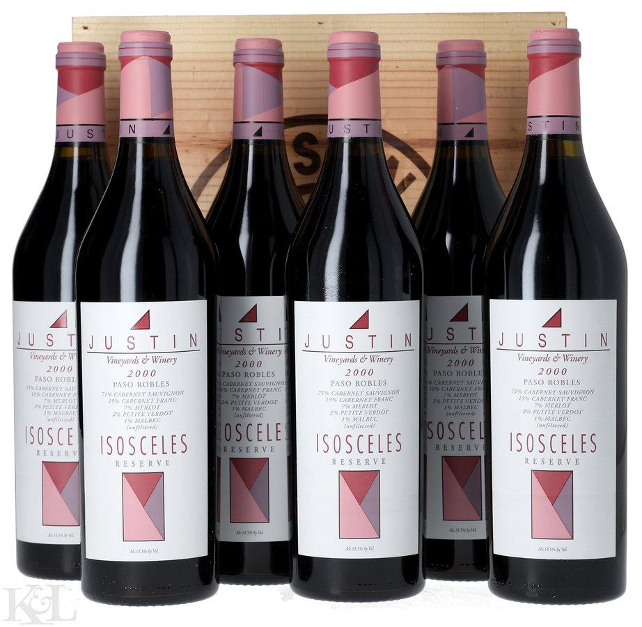2000 Justin "Isosceles Reserve" Paso Robles Bordeaux Blend