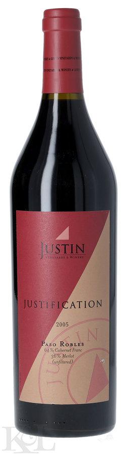 2005 Justin "Justification" Paso Robles Cabernet Franc-Merlot
