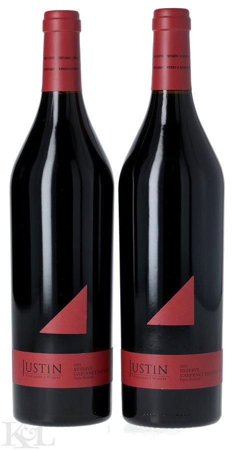 2003 Justin Paso Robles Reserve Cabernet Sauvignon
