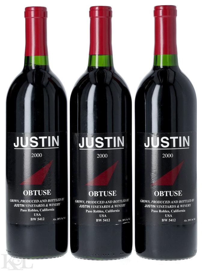 2000 Justin  "Obtuse" Paso Robles Dessert Red
