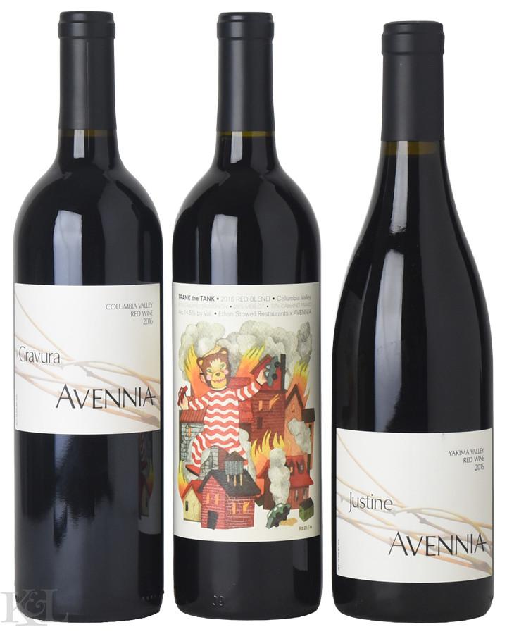 Avennia "Frank the Tank", "Gravura" & "Justine" Columbia Valley Red Blend Horizontal