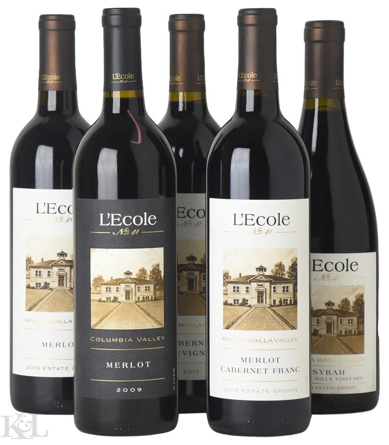 L'Ecole No. 41 Merlot, Syrah, Merlot-Cabernet Franc & Cabernet Sauvignon Tasting Lot