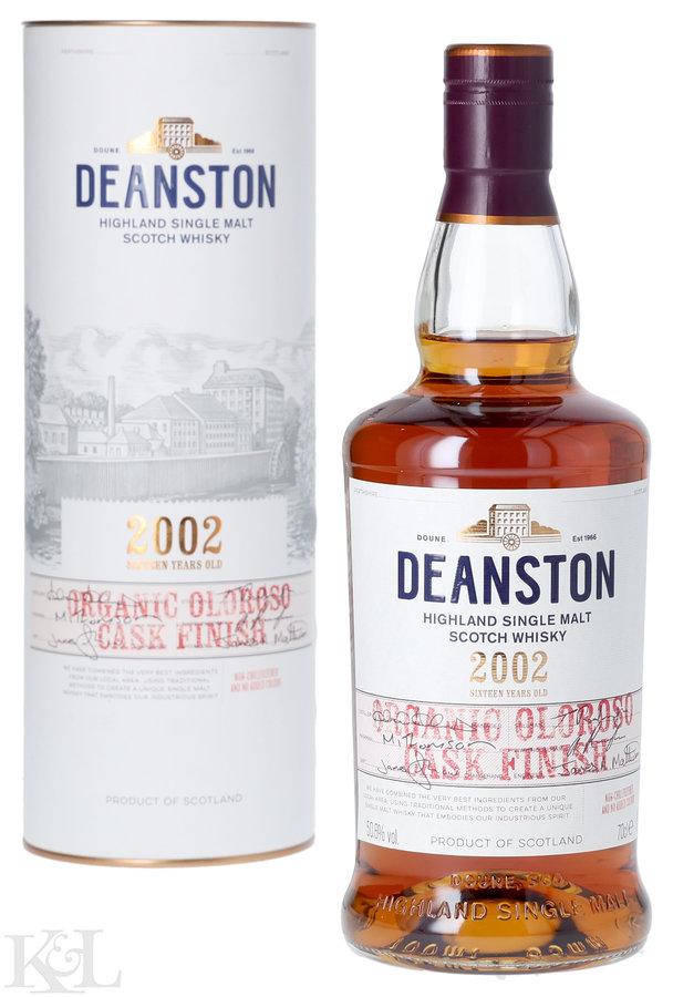 2002 Deanston 16 Year Old "Organic Olosoro Finish" Highland Single Malt Scotch Whisky (700ml)