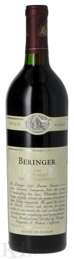 1995 Beringer "Private Reserve" Napa Valley Cabernet Sauvignon