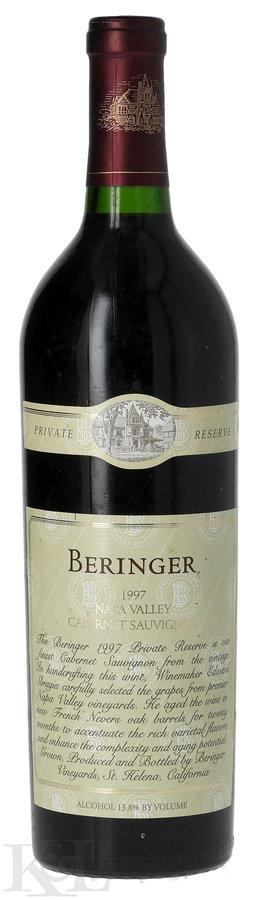 1997 Beringer "Private Reserve" Napa Valley Cabernet Sauvignon
