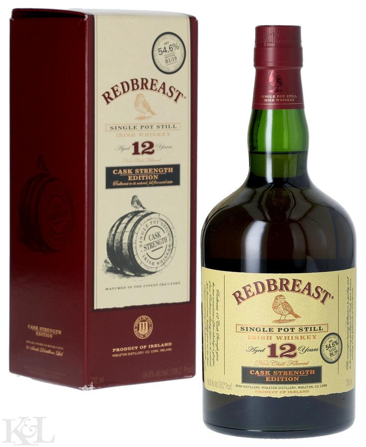 Redbreast 12 Year Old Cask Strength Single Pot Still Irish Whiskey
