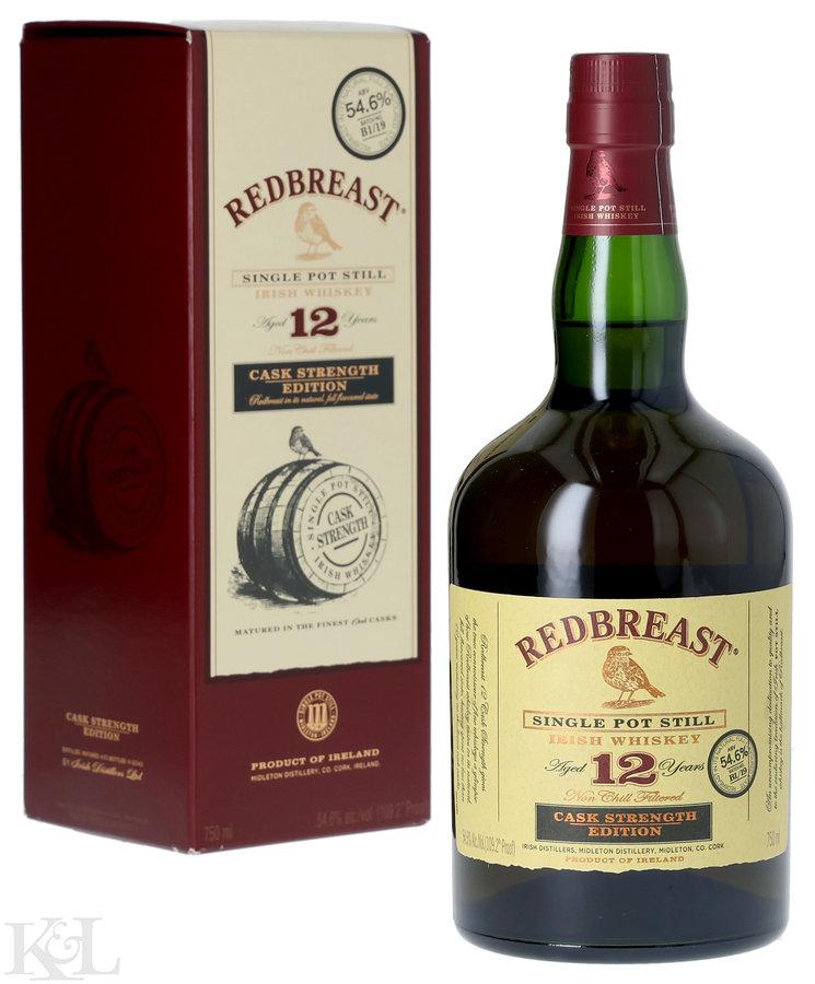 Redbreast 12 Year Old Cask Strength Single Pot Still Irish Whiskey
