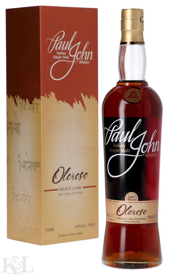Paul John Oloroso Select Cask Single Malt Indian Whisky (750ml)