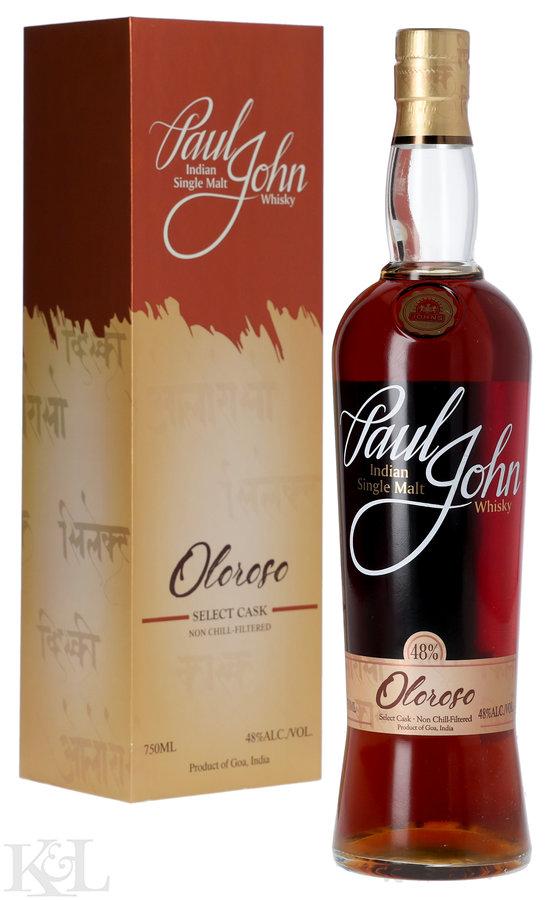 Paul John Oloroso Select Cask Single Malt Indian Whisky