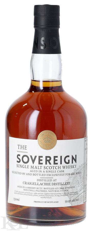 2006 Craigellachie 12 Year Old "Sovereign" K&L Exclusive Single Sherry Butt Cask Strength Single Malt Scotch Whisky (750ml)