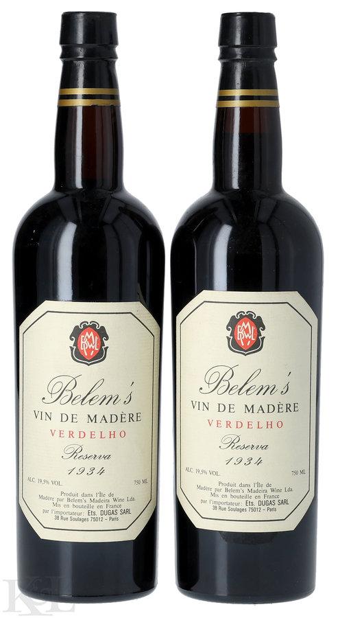 1934 Belem Reserva Verdelho Madeira
