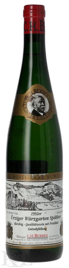 1992 C.H. Berres Ürziger Würzgarten Riesling Spatlese Mosel
