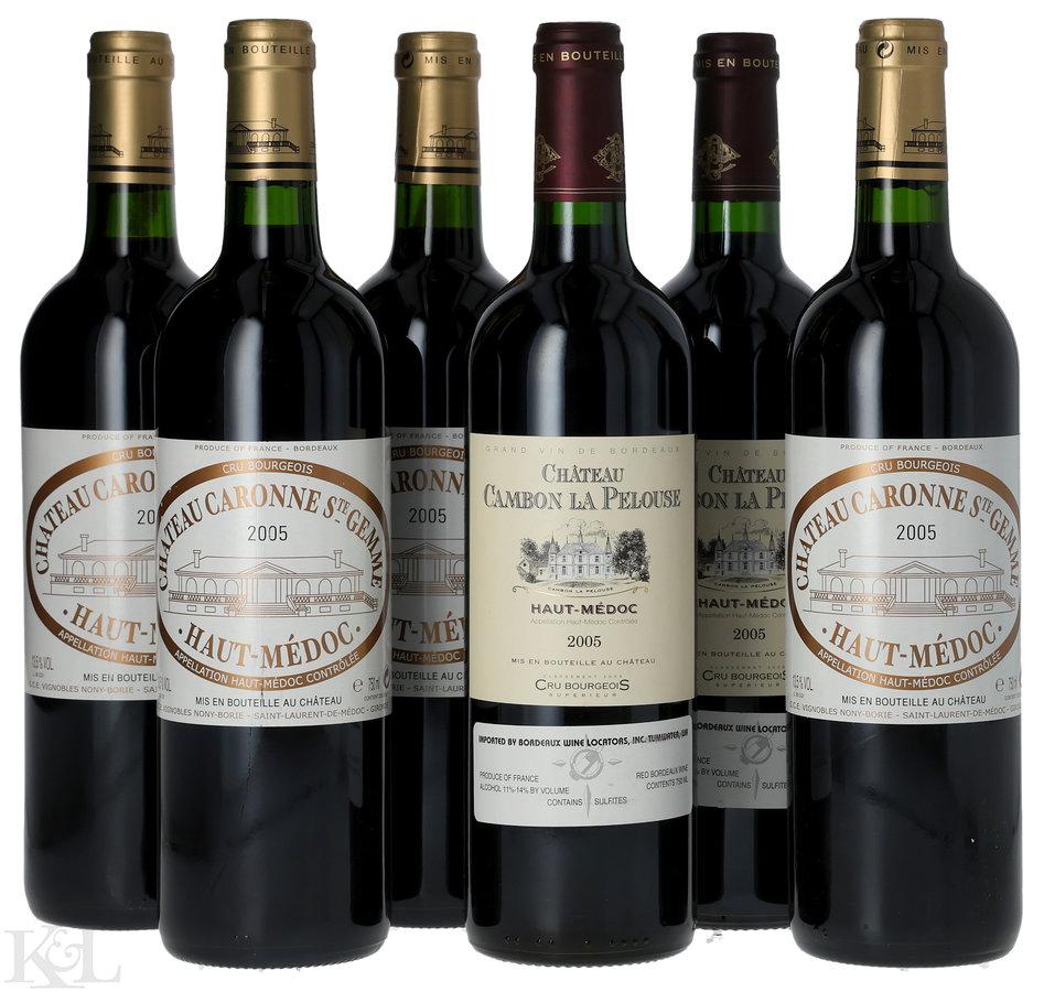 2005 Cambon La Pelouse, Haut-Médoc & Caronne Ste-Gemme, Haut-Médoc Horizontal