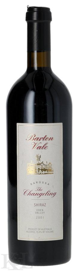 2001 Barton Vale "The Changeling" Eden Valley South Australia Shiraz