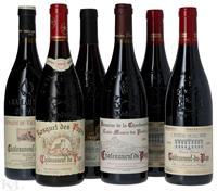 Châteauneuf-du-Pape Tasting Lot — Bosquet des Papes "Cuvée Tradition," Beauchene "Grande Réserve," Charbonnière "Cuvée Mourre des Perdrix," Vieux Lazaret & Lesec "Les Galets Blonds"