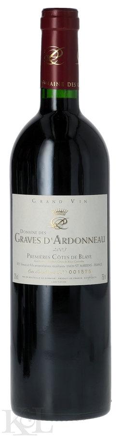 2003 Domaine des Graves d'Ardonneau, Cotes de Blaye