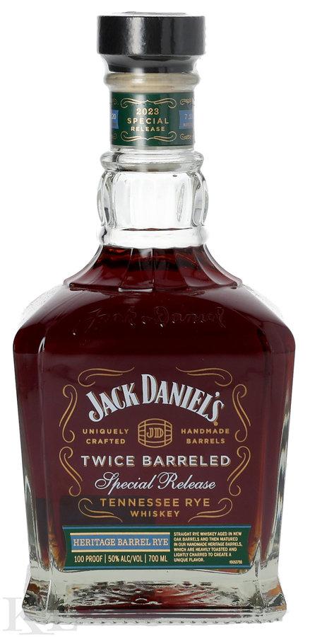 2023 Jack Daniel's "Twice Barreled" Single Barrel 100 Proof Heritage Rye Tennessee Straight Rye Whiskey (700ml)