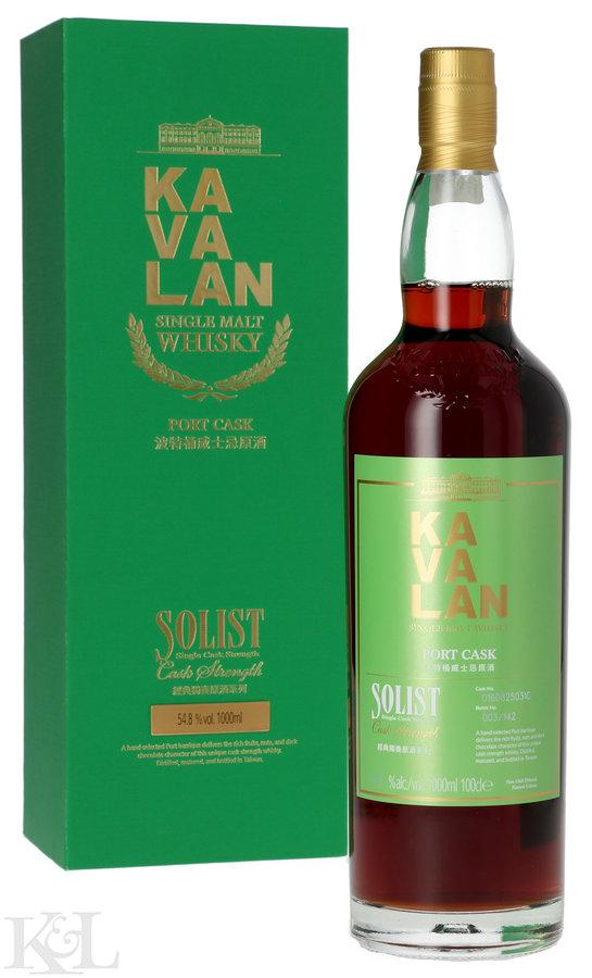 NV Kavalan "Solist: Port Cask" Cask Strength Taiwanese Single Malt Whisky (1L)