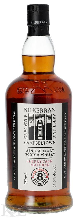 NV Kilkerran (Glengyle) 8 Year Old "Sherry Cask Matured - 2023 Release - Batch 9" Cask Strength Campbeltown Single Malt Whisky