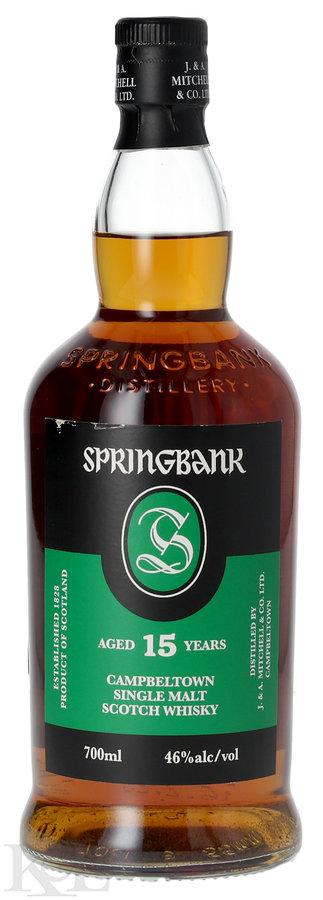 NV Springbank 15 Year Old Campbeltown Single Malt Scotch Whisky (700ml)