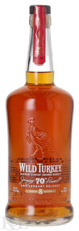 NV Wild Turkey 8 Year Old "Jimmy's 70th Anniversary" Kentucky Straight Bourbon Whiskey